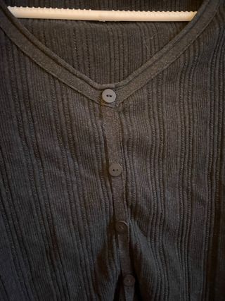 Mango Cárdigan Negro