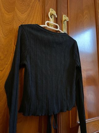 Mango Cárdigan Negro