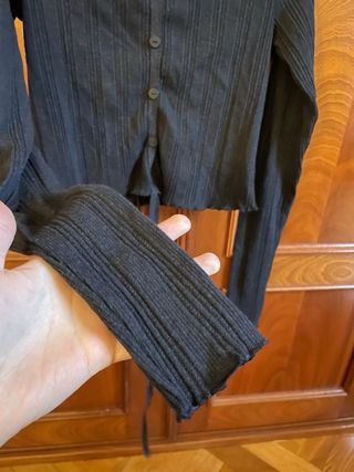 Mango Cárdigan Negro