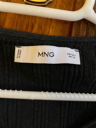 Mango Cárdigan Negro