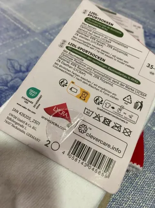 Calcetines Deportivos Lidl Talla 35-38