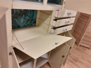 Alacena Cocina Antigua Metal Madera