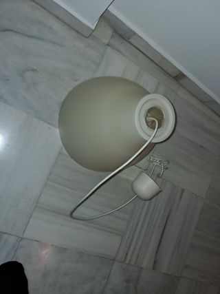 Lámpara IKEA MELODI Blanca 38cm