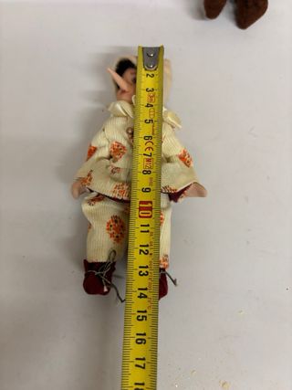 Lotto 23 mini bambole porcellana