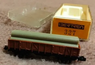 Vagón plataforma Ibertren 327 Escala N