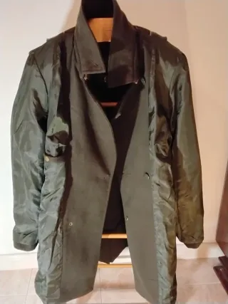 Cappottino militare panno verde scuro