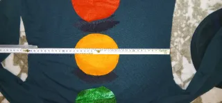 Costume Carnevale Semaforo Pazzo Unisex 7/8 anni