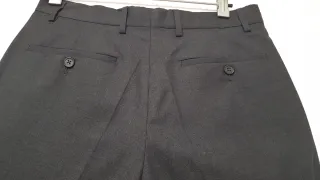 Traje Silbon Lana T.40 Negro Impecable