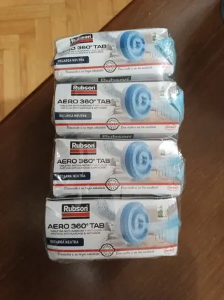 2 Deumidificatori Rubson Aero 360° + Pastiglie