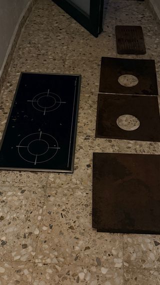 Cocina de leña de obra