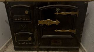 Cocina de leña de obra