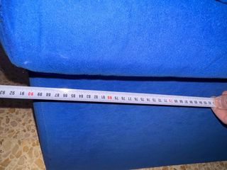 Sofá azul de 3 plazas