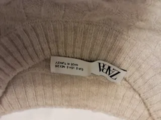 Jersey punto holgado beige