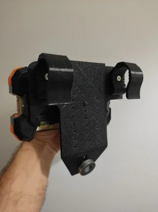 Soporte de móvil y Racebox para volantes de kart