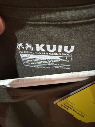 Camiseta Kuiu 120LT  Lana Merino Talla L