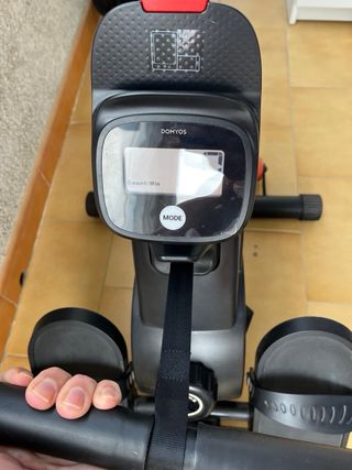 Máquina de remo plegable