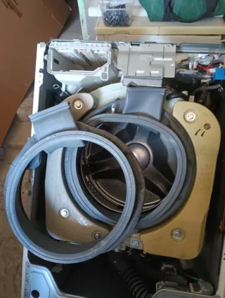 Lavadora y Secadora Samsung 8kg/5kg la goma nueva