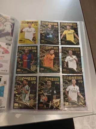 Cromos Panini Special One Gold y Black
