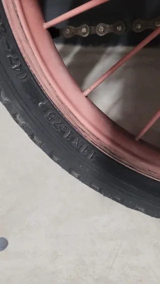 Bicicleta infantil roja 14 pulgadas