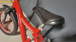 Bicicleta infantil roja 14 pulgadas