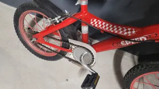 Bicicleta infantil roja 14 pulgadas