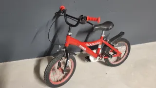 Bicicleta infantil roja 14 pulgadas