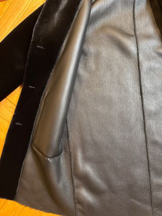 Abrigo pelo forrado Zara