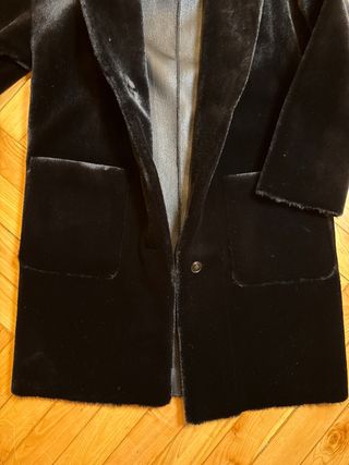 Abrigo pelo forrado Zara