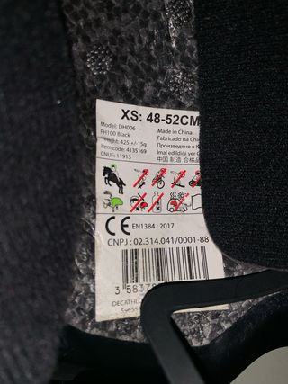 Casco equitación niño Talla XS (48-52cm)