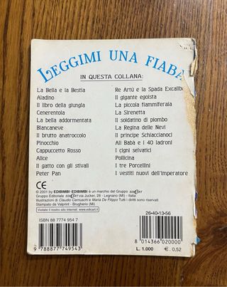 Lotto libretti “Leggimi una fiaba” 2001