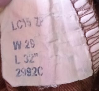 Pantalones Lee Cooper Marrones Años 90