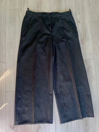 Pantaloni Lana Vergine Luisa Spagnoli Grigio