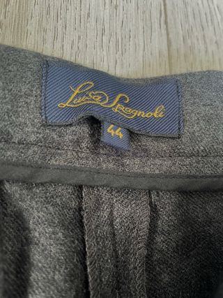 Pantaloni Lana Vergine Luisa Spagnoli Grigio