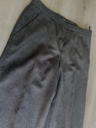 Pantaloni Lana Vergine Luisa Spagnoli Grigio