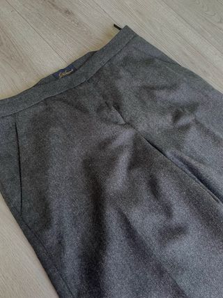 Pantaloni Lana Vergine Luisa Spagnoli Grigio