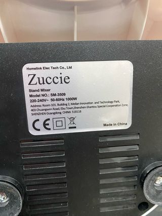 Batidora amasadora Zuccie