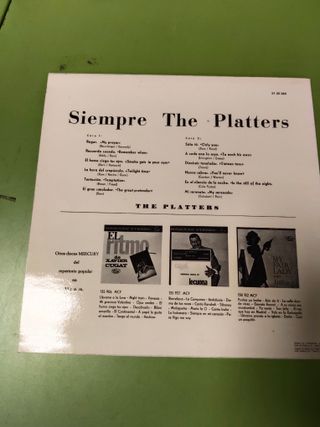 Vinilo Siempre The Platters (1975)