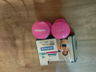 Manubri Rosa PVC Decathlon