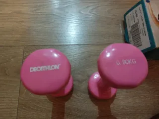 Manubri Rosa PVC Decathlon