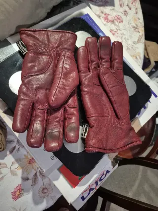 Guantes de Piel Garibaldi Rojos