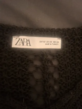 Jersey Zara Negro Talla Única