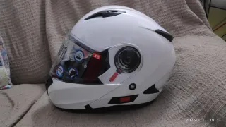 Casco de moto blanco talla XS