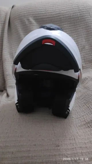 Casco de moto blanco talla XS