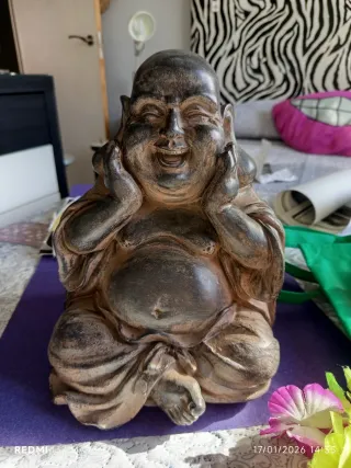 Figura Buda Sonriente, 27 cm. de alto