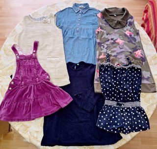 Lotto vestiti bambina 6-8 anni