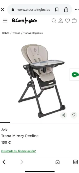 Trona Joie Mimzy Recline