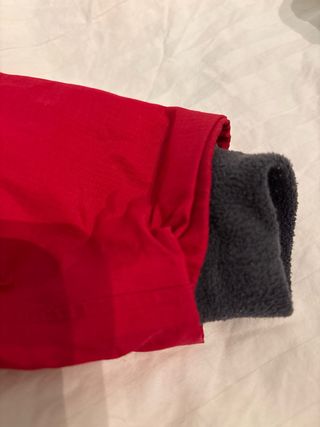 Chaqueta de nieve infantil roja talla 5-6