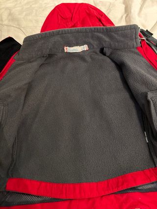 Chaqueta de nieve infantil roja talla 5-6