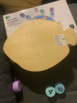 Juego de números de madera Montessori