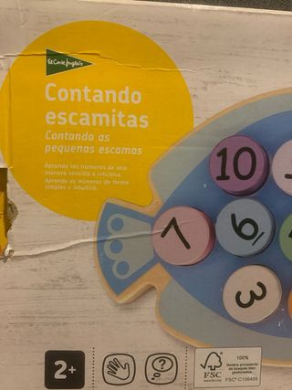Juego de números de madera Montessori